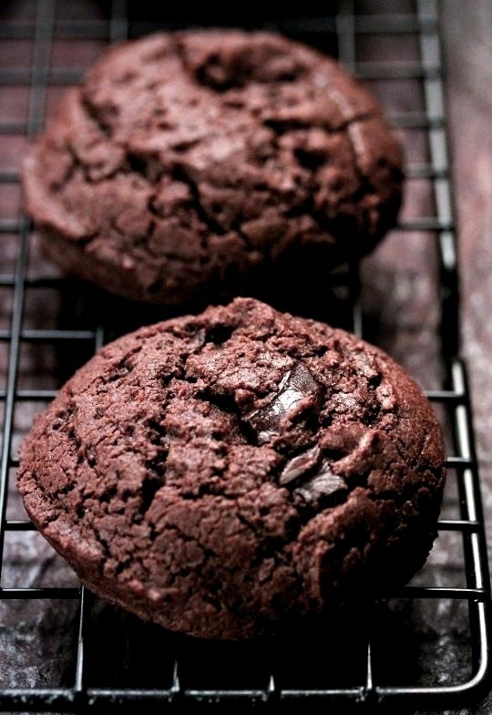 Gluten Free Double Chocolate Chunk Cookies