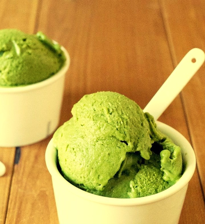 Matcha Green Tea Banana Ice Cream