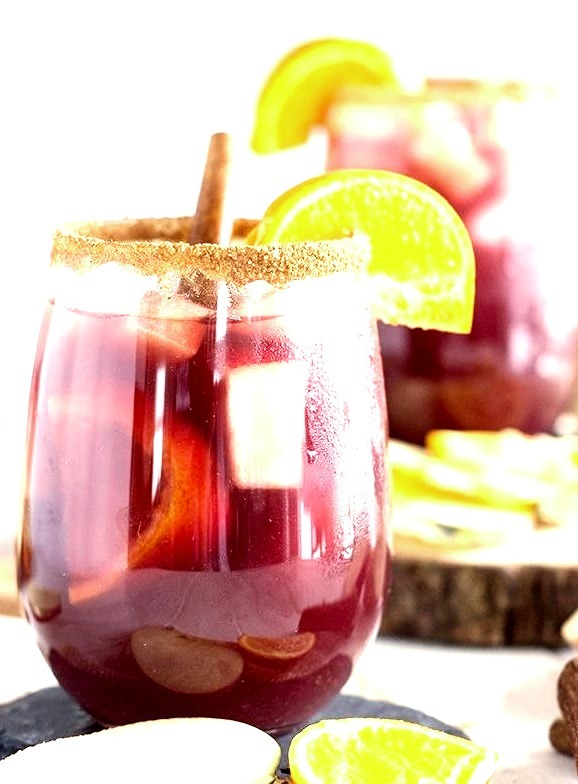 Red Apple SangriaPerfect red wine sangria for fall and winter made with red wine, brandy, and vodka.
